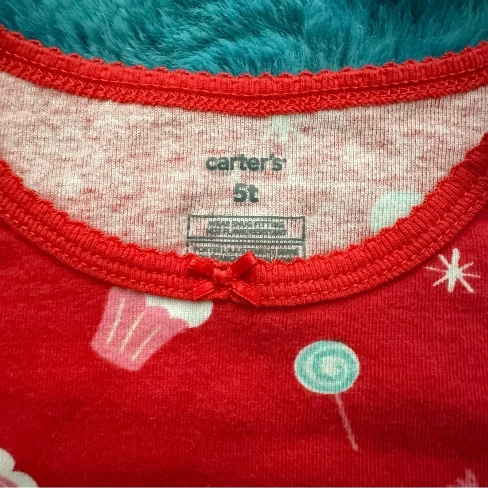 Carter’s Toddler Girl Long Sleeve Pajama Set Size 5T